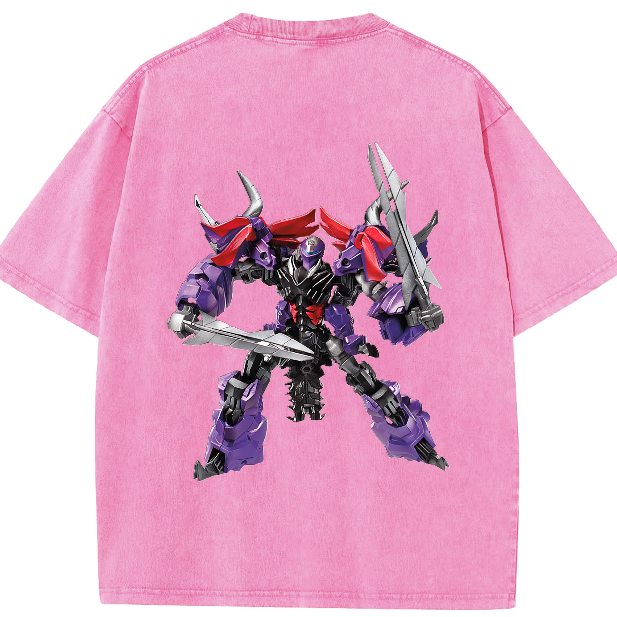 （画像用）  綿100% ヴィンテージ風 半袖Tシャツ（背面プリント）